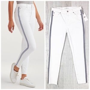 7 For All Mankind High Waist Ankle Skinny Size 30